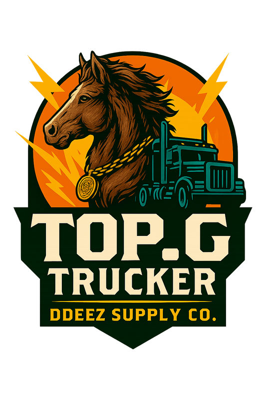 "TOP.G TRUCKER" Wild Horse 12 oz Enamel Mug