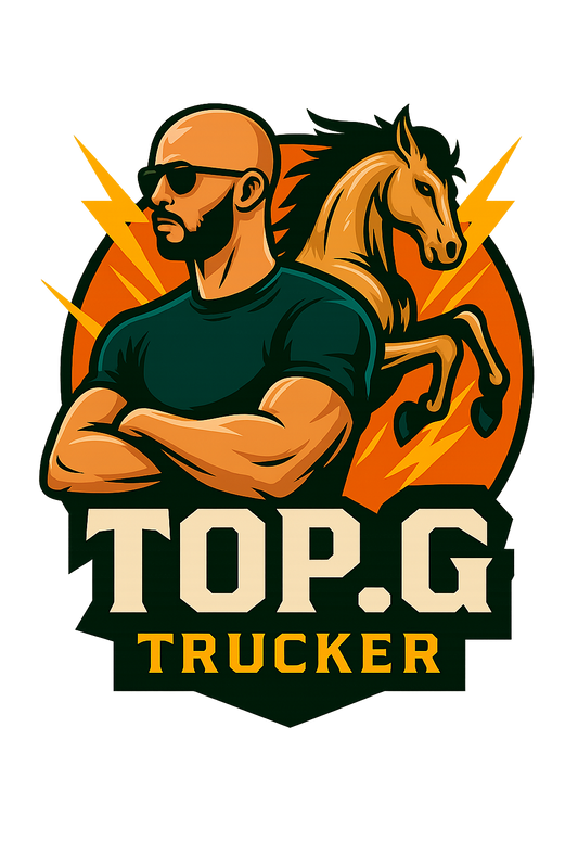 "TOP.G TRUCKER" Pro driver 12 oz Enamel Mug